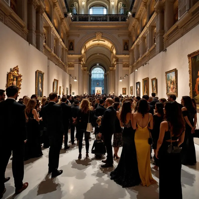 Venice Biennale exhibition opening